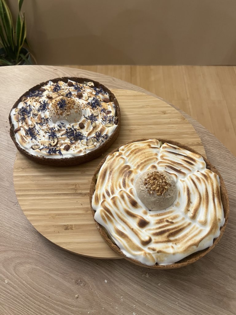Tarte citron noisette meringuée 🍋