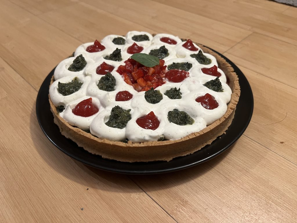 Tarte fraise basilic 🍓