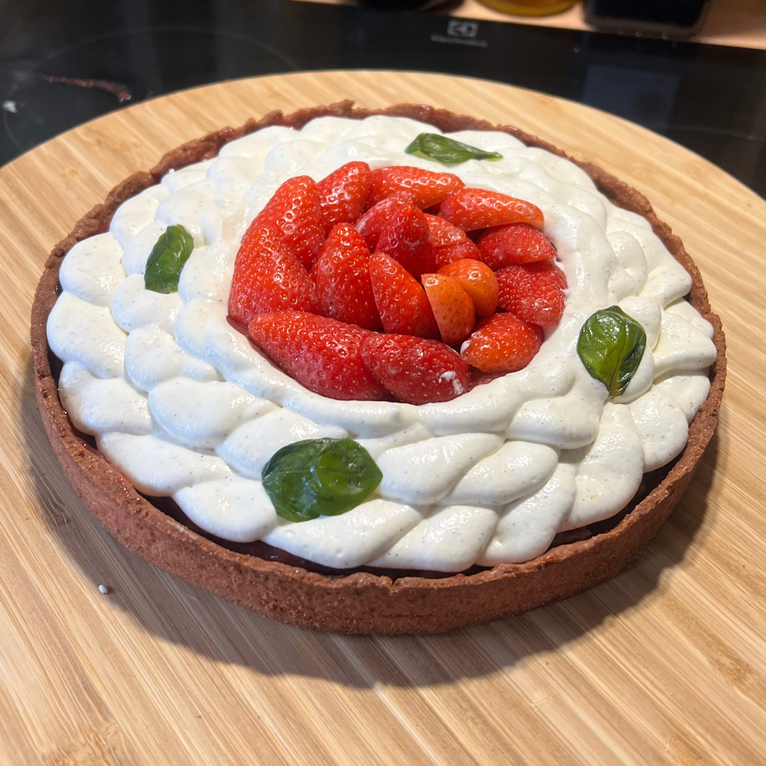 Tarte fraise vanille 🍓